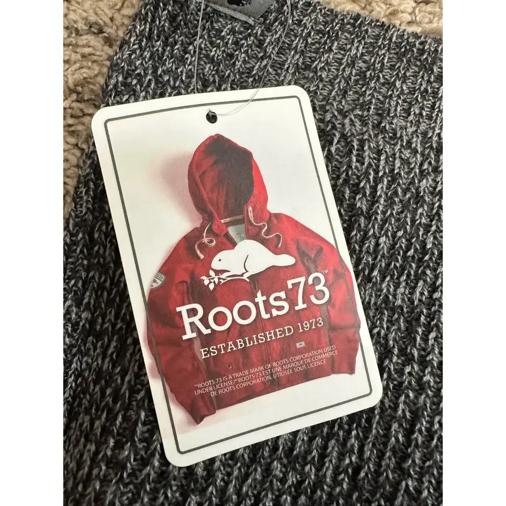 RAVENLAKE Roots73 Knit Scarf Deep Charcoal New NWT TM45134 Unisex